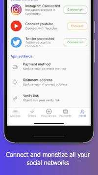 Flutizer - Gana dinero con tus redes sociales screenshot 7
