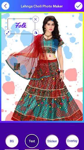 Lehenga Choli Photo Suit Editor screenshot 4