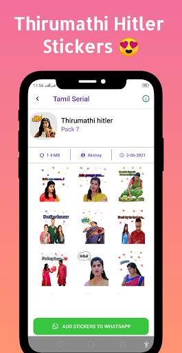 Tamil Serial Stickers screenshot 8