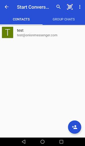 Onion Messenger is Chat anonymous with encryption screenshot 2