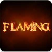 Flaming Text : Fire Text Photo logo