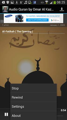 Audio Quran by Omar Al Kazabri screenshot 4