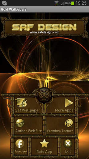 GOLD Go Launcher EX theme screenshot 6