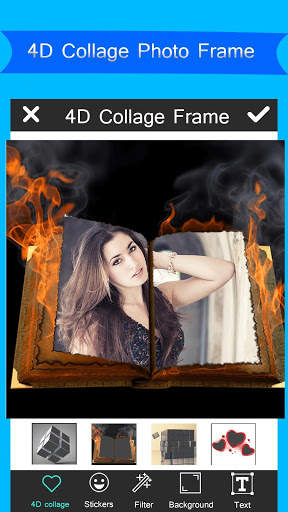 4D Collage Photo : photo collage art dp insta blur screenshot 1
