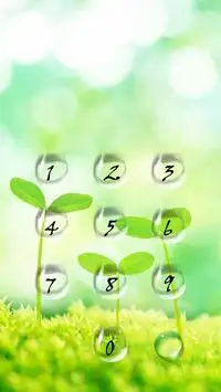 Green Applock Theme Shoots screenshot 3