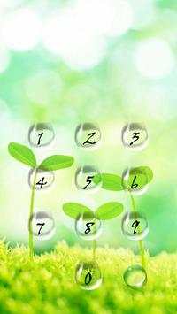 Green Applock Theme Shoots screenshot 3