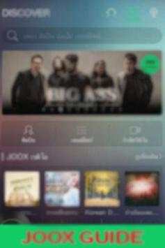 Guide JOOX Music screenshot 1