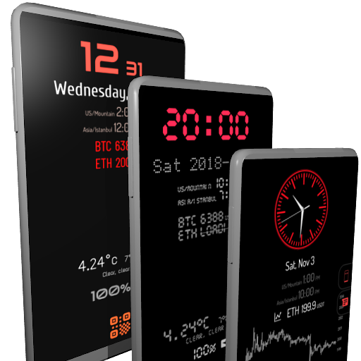 Always On Display - Advanced 3D AOD (CryptoWake) أيقونة
