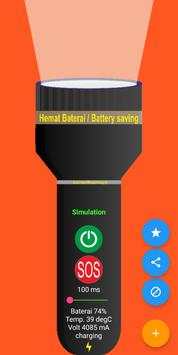 Flashlight - Hemat baterai / saving battery screenshot 8