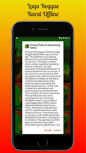 Lagu Reggae Barat Offline screenshot 1