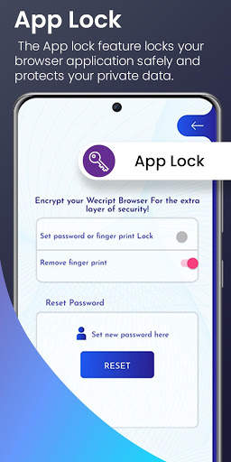 Wecript - Incognito Fast Browser | Job Application screenshot 7