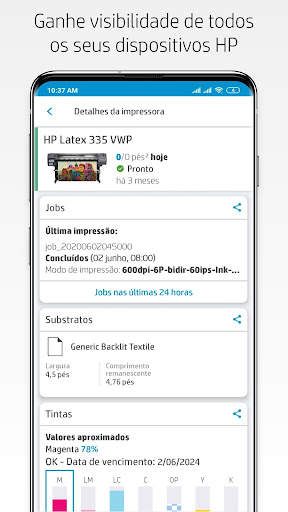 HP PrintOS for PSP screenshot 4