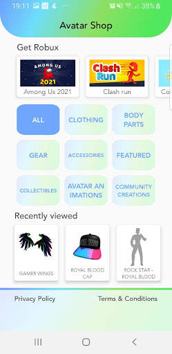Avatar Shop for Roblox - Free Robux - Roblominer скриншот 1