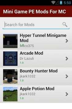 Mini Game PE Mods For MC स्क्रीनशॉट 2