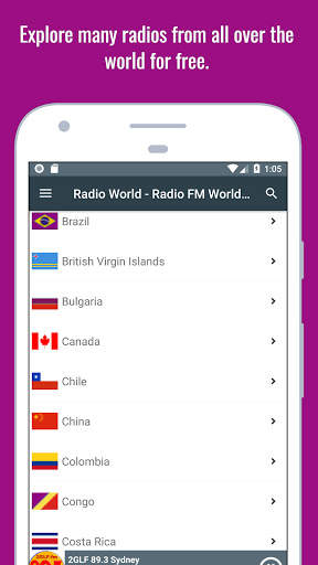 Radio and Music - Free Live FM Player for android! screenshot 3