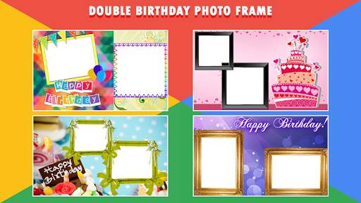 Birthday Dual Photo Frames screenshot 1