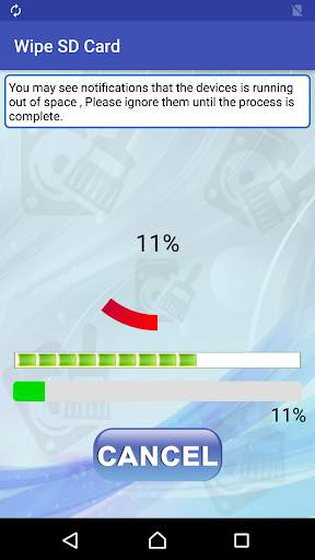 Wipe Mobile Phone Storage with Secure Data Wiper screenshot 2