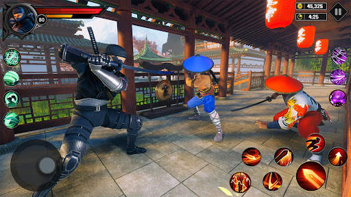 Ninja Fight Shadow Gangster 3D 4 تصوير الشاشة