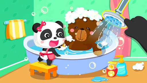 Baby Panda Happy Clean screenshot 2
