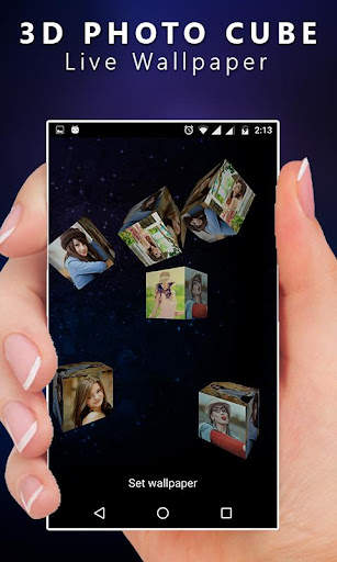 3D Cube Live Wallpaper screenshot 5