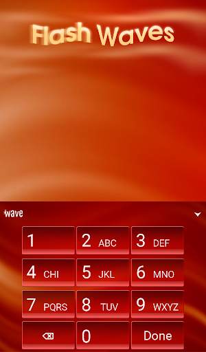 Flash Waves Animated Keyboard  screenshot 5