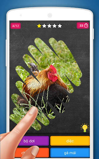 Trò chơi cào: đố động vật screenshot 8