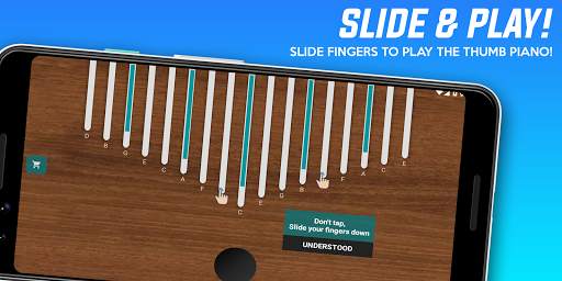 Kalimba Player Offline - 17 Key Musical Instrument screenshot 2