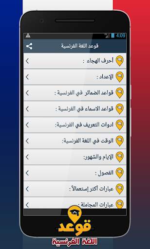 تعلم قواعد اللغة الفرنسية screenshot 2