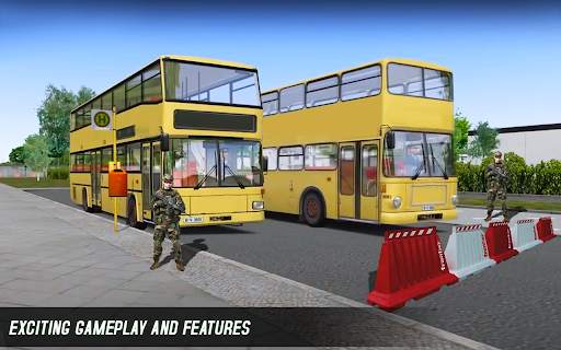 Offroad Army Bus Drive Army Driver Bus Simulator screenshot 4