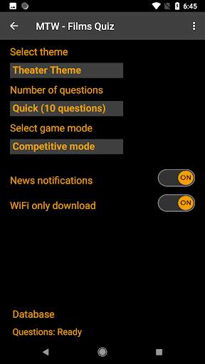 MTW - Films quiz screenshot 3