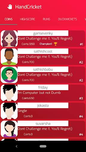 Hand Cricket Challenge - Online War screenshot 7