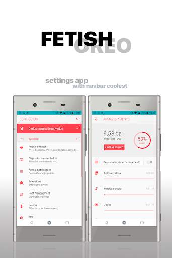 [Substratum] Fetish: Oreo Theme screenshot 9