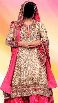 Pakistan Bride Dress Photo Montage screenshot 4