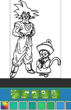 Coloring Book For Dragon Saiyan Ball Z screenshot 2