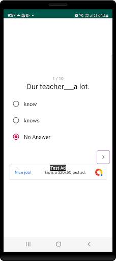 English MCQs screenshot 2