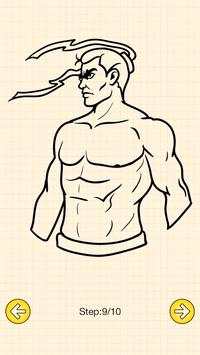 How To Draw Shadow Fight Heroes screenshot 6