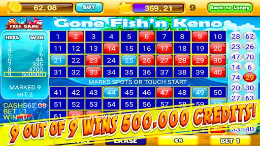 Keno Numbers Free Keno Games screenshot 1