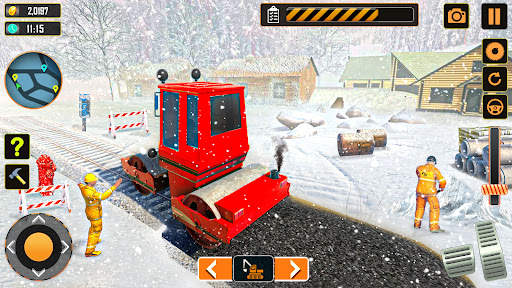 Snow Heavy Construction Game screenshot 4
