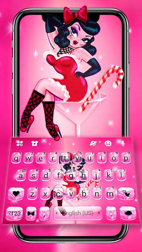 Candy Booty Sexy Girl Keyboard Theme screenshot 1