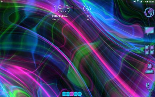 Neon Go Launcher theme screenshot 12