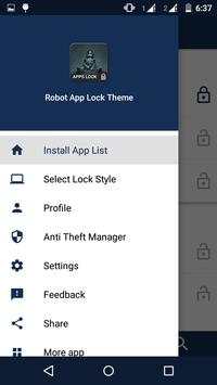 Robot App Lock Theme screenshot 7