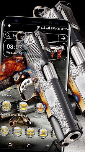 Fancy Gun Launcher Theme screenshot 1