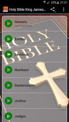 Holy Bible King James Audio скриншот 2