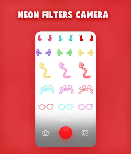 Neon horns Devil : Halloween Makeup Photo Editor screenshot 5
