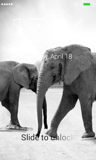Elephants Lock Screen screenshot 4