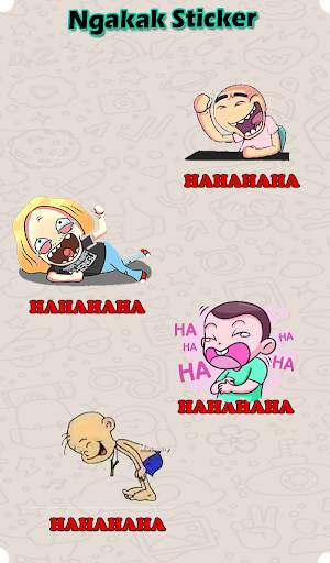 Stiker New Ngakak Funny - WAStickerApps screenshot 3