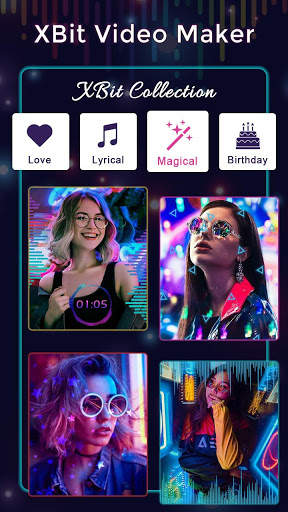 XBit Music Beats - Particle.ly Video Status Maker screenshot 3