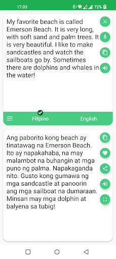Filipino - English Translator скриншот 2