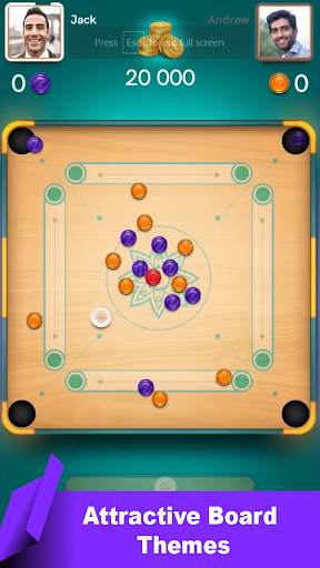 Carrom Board: Multiplayer Pool screenshot 3