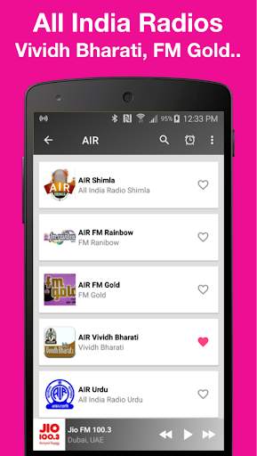 Hindi Radio - Top Desi Indian FM Radios 7 تصوير الشاشة